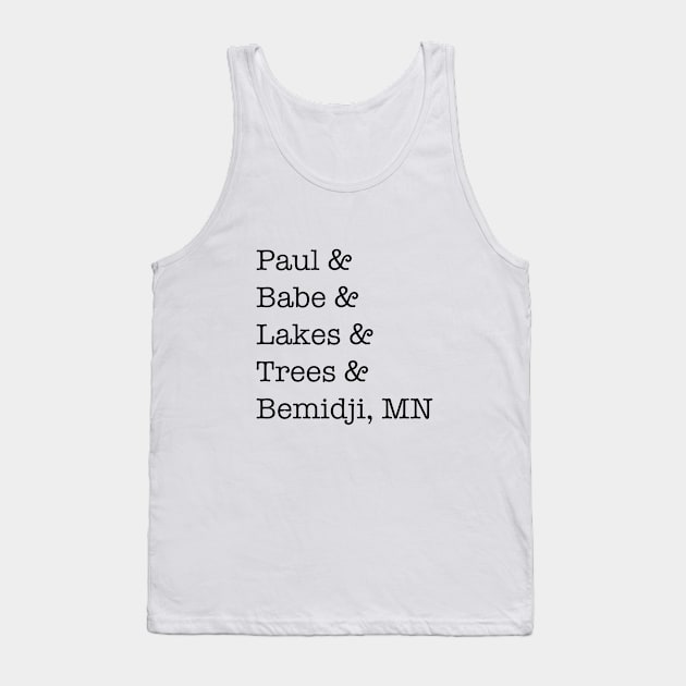 Bemidji Blue Ox Marathon Tank Top by Blue Ox Marathon